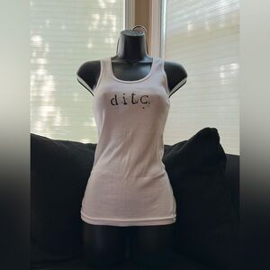 DITC VINTAGE classic fit white tank